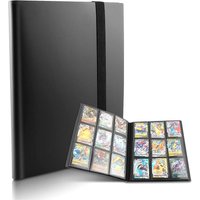 Collectible Card Binder Album 360 Card Holder 9 Pockets Trading Card Binder Album Large-capacity Card Binder Notebook for Birthd