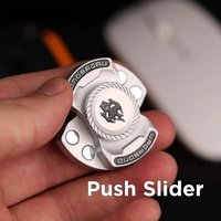 3-In-1 Fidget Toys Personalized Skeleton Ghost Design Alloy Metal Stress Relief Anti-Anxiety Calming Sensory Decompression Toy