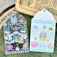 Tamagotchi PVC case for display of favorite cards - cute card holder for school - 3-inch anti-loss storage bag - best gift 2026