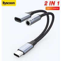 USB C To 3.5 MM Jack AUX Audio Earphone DAC Adapter Type-C 3 5 Headphone Converter With 15W PD Charging For iPad Pro Air Samsung