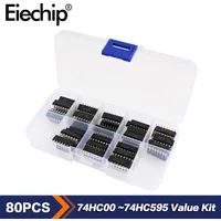 74HC00 74HC04 74HC08 74HC14 74HC138 74HC164 74HC165 74HC595 74HC10 74HC74 74HC139 74HC174 74HC374 74HC02 IC DIP Electronic kit