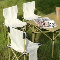 Camping Chair Portable Outdoor Chair High Back Folding Chair Heavy Duty 300 lbs Beach Fishing Picnic Travel With Storage Bag