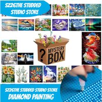 1pc Random shipping Blind Box Diamond Painted Mystery Box Rhinestone Picture 5D DIY Diamond Embroidery Mosaic Handmade Gifts