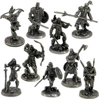 Jeu de Table d'échecs de guerre, 1 pièce, décorations artisanales en cuivre, squelette non-vivant, poupées soldats, modèle de légion de l'armée, Figurine