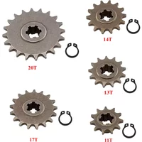 Front Gear Box Sprocket T8F 11T 13T 17T 20T Pinion Sprocket Chain Cog Metal For 47cc 49cc Minimoto ATV Mini Bike Moped Scooter