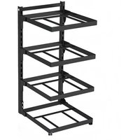 Kitchen Sink Storage Rack Multi-Layer Cooker Storage Rack for Home Stovetop Cabinets Adjustable Pot Rack Pantry Storage