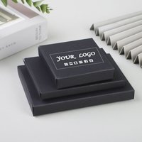 50 Small Black Boxes, Cardboard Boxes, DIY Logos, Hardware Storage Boxes, Jewelry Packaging Boxes, Paper Boxes, Customizable Log
