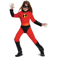 Kid Halloween Anime Costumes Girl Mr Incredible 2 Cosplay Costume Boy Superhero Fancy Dress Up Children Red Jumpsuit with Mask