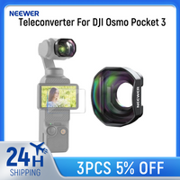 NEEWER Teleconverter For DJI Osmo Pocket 3 Only, Multicoated HD Optical Glass Magnetic Lens, Gimbal Action Camera Accessories