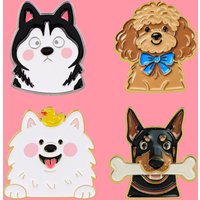 Funny Bulldog Enamel Pins Cartoon Animals Dog Brooch Metal Lapel Badge Clothing Backpack Pin Accessories Fashion Jewelry Gifts