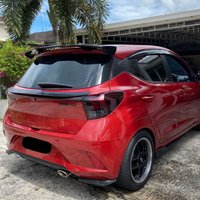 For Hyundai Grand i10/HB20 2013-2025 Year Roof Spoiler WINGS ABS Material Rear Tail Lip Accessories Body Kit