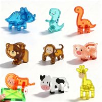 Dinosaur & Farm Animal Magnetic Toys, lovely dinosaur world play items. Perfect birthday and festival gifts for boys and girls,