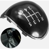 Black 6-Speed Gear Stick Knob Insert Cap Cover For Ford Fiesta Focus C Max Auto Shifter Shift Knob Cover Replacement Parts