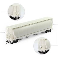 Evemodel 1pc HO Scale Covered Cylindrical Grain Hopper Unassembled Blank 1:87 Model Wagon C8744JJ