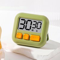Kitchen Timers for Cooking Clear LCD Display Magnetic Battery Operated Digital Gym Workout Timer Clock for Cooking Baking