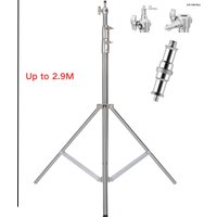 Edelstahl Großes Stativ 2/2,8/3,2 M Faltbares Licht Super Stand Stativ Fotografie C-Ständer Für Spot licht Softbox Foto Studio