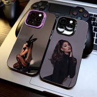 Arianas G-Grande Phone Case For iPhone 17,16,15,14,13,12,11 Plus,Pro Max,XS,Colorful Silver Phone case Funda Cover