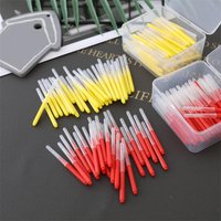 50pcsInterdental Brushes Dental Brush Between Teeth For Dental Orthodontic Clean Between Teeth Cleaning Tools Soft Micro Brushes