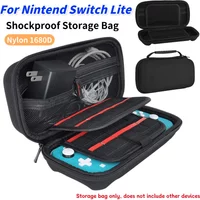 Travel Handbag Nylon EVA Hard Carrying Storage Case Thickened Scratch-resistant Double Compartment Dustproof for Switch Lite