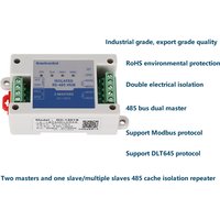 Répéteur RS485 avec 2 maîtres et 1 esclave/plusieurs esclaves, isolation photoélectrique, hub double hôte Modbus GC-1201S