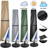 Straight Style Patio Umbrella Cover Heavy Duty 210D Oxford Waterproof Fits Umbrellas Outdoor Garden Parasol Cover with Push Rod