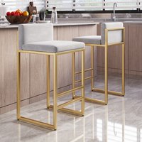 Modern Bar Stool with Wrought Iron Frame Backrest Counter Stool Home Kitchen Island Bar Chair Industrial Commercial Furniture