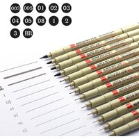 12 Kinds of Manga Markers Needle Pen Art Hand-painted Hook Line Pen Sketch Pens Art School Stationery Supplies