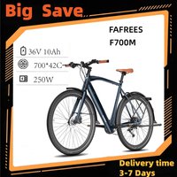 Adult Electric Bicycle FAFREES F700M 36V10Ah Battery 700*42C Tire Commuter E-bike City Electric Bicycle