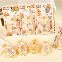 6M Capybara Correction Tape for Elementary Kids Durable Smooth-Erasing for Homework Classroom Rewards Teacher Supplies