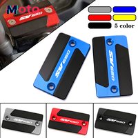 For SUZUKI SV650 SV650/S 1999-2018 2017 Motorcycle CNC Accessories Front Brake Fluid Reservoir Oil Tank Cover Cap Protection