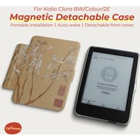 Twosheep suit for Kobo Clara BW Clara Colour Clara 2E 6 inch Case Magnetic Detachable Cover Clear Back Chinese Style
