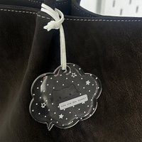 Transparent Acrylic Star Keychain Shaped Keyring Phone Charm Featuring A Cute Pony Design Kawaii Gift For Girls Bag Decor