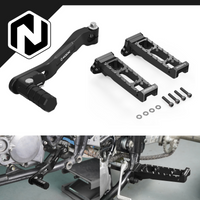 1Set For Honda TRX450R TRX450ER Left and Right Foot Peg Folding Shifter Shift Lever NICECNC Aluminum 90° Folding ATV/UTV