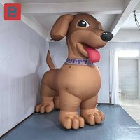 Inflatable dog, customizable size inflatable cartoon dog model, used for decoration in animal protection activities