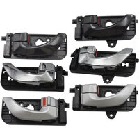 Replacement for Hyundai Sonata NF 2005 2006-2011 Front Rear Left Right Driver's Side Inside Silver Door Handle 82610-3K020
