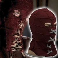 BrightBurn Red Hood Kids Cosplay Scary Horror Mask Costumes Halloween Mask Full Head Breathable Props