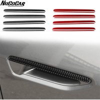 For Audi a5/a5L/a6/a6 e-tron 2025-2026 Carbon Fiber Door switch handle Panel Cover Car Accessories Exterior Decorative Stickers