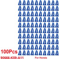 100Pcs Car Guard Panel Side Lock Snap Clips For Honda Grom MSX 125 PCX160 LEAD125 Headlamp Housings 90666-K59-A11 Car Part
