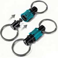 Quick Release Pull Apart Key Rings Detachable Retractable Key Chain for Men And Women Handy Accessory