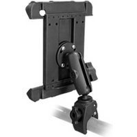 8–9,7 Zoll Fahrrad-Tablet-Halterung für Spinning-Bike, Motorrad, Laufband, Mikrofonständer, Fahrrad