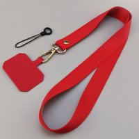 Long Solid Color Durable Mobile Phone Straps Lanyard Broadband Chain Sling Pendant Neck Rope Simplicity Anti-Lost Rope Pendant