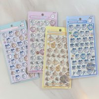 Chiikawa Cartoon Character New PVC Crystal Three-dimensional Sticker Hachiware Usagi Sticker Super Cute Chiikawa Gift