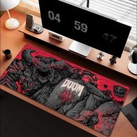 Gaming D-Dooms E-Eternals Mousepad 30x80cm Antislip Rubber Base MouseMat Gamer XXL Mause Carpet PC Thicken Table Pad for E-sport