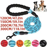 120/150/200/300CM Strong Leashes for Dogs Soft Handle Dog Leash Reinforced Leash for Small Medium Large Dogs Big Dog Supplies