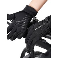 AliExpress space souls New Winter Buckle Cycling Gloves Unisex Windproof Touch Screen Warm Gloves Men's Women's Outdoor Sports Running Skiing Gloves