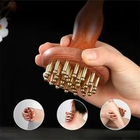 Portable Brass Gua Sha Massage Tool Head Neck Leg Body Meridian Massager Lymphatic Muscle Relief Pain Deep Tissue Massage