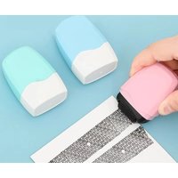 Identity Protection Roller Stamp Stop ID Identity Theft Identification Shielding Privacy Secret Address Shielder