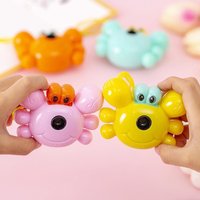 Appareil photo crabe pour enfants, jouet pour enfants, cadeau de fête d'anniversaire, PinMiFilling, petit cadeau de Noël, 12 motifs d'animaux, 5,5x7,2 cm, 20 pièces