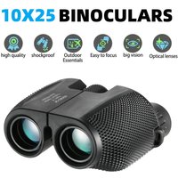 Jumelles 10X25 HD Mini télescope Portable BAK4 FMC télescope enduit observation des oiseaux en plein air chasse voyage Camping jeu de balle