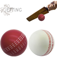 (SMTGDP11)6.3CM Bounce Durable Playing Training Practice Attractive Traditional Seams All Age Players Cricket Ball Funny Soft PU